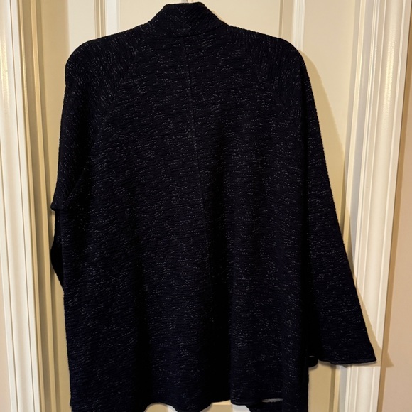 Eileen Fisher Cotton Tencel Ridges Cardigan Sweater - Picture 2 of 9